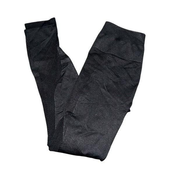 Nux High Waisted Seamless Mesh Leg Performance Leggings Sz Small Womens Athletic - Picture 2 of 14